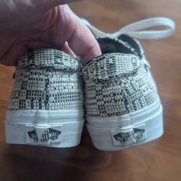 Vans Black and white texture Ultra Cush sneakers size 7 - Picture 2 of 7